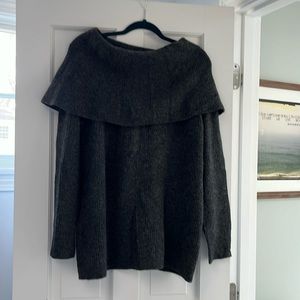 Loft Grey Off the shoulder sweater. New with tags Size XXL